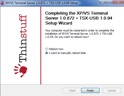 Instalacja Thinstuff